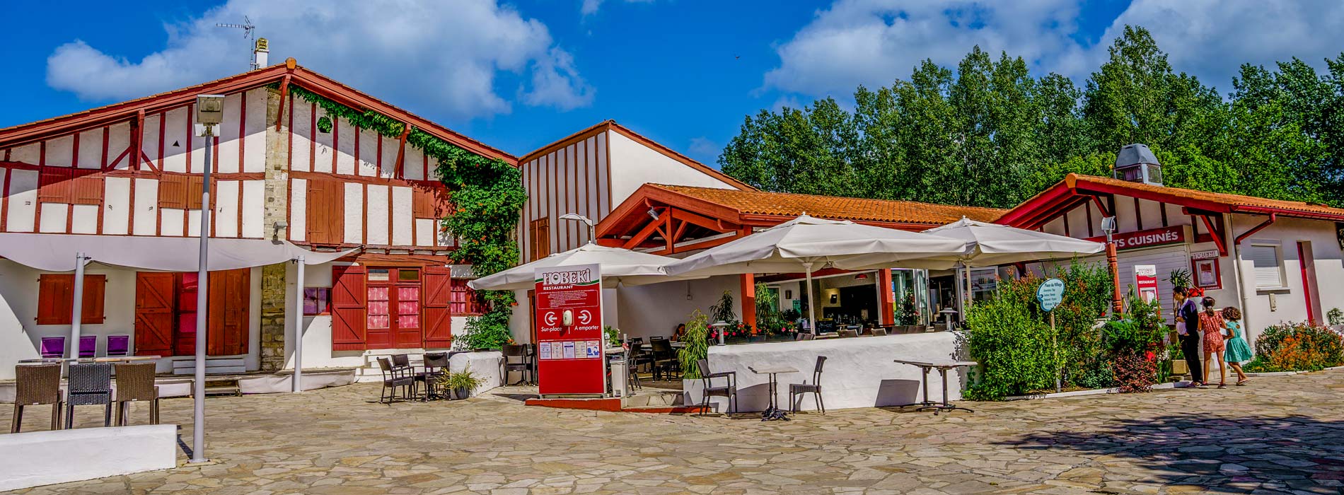 camping restaurant ferme traditionnelle bidart