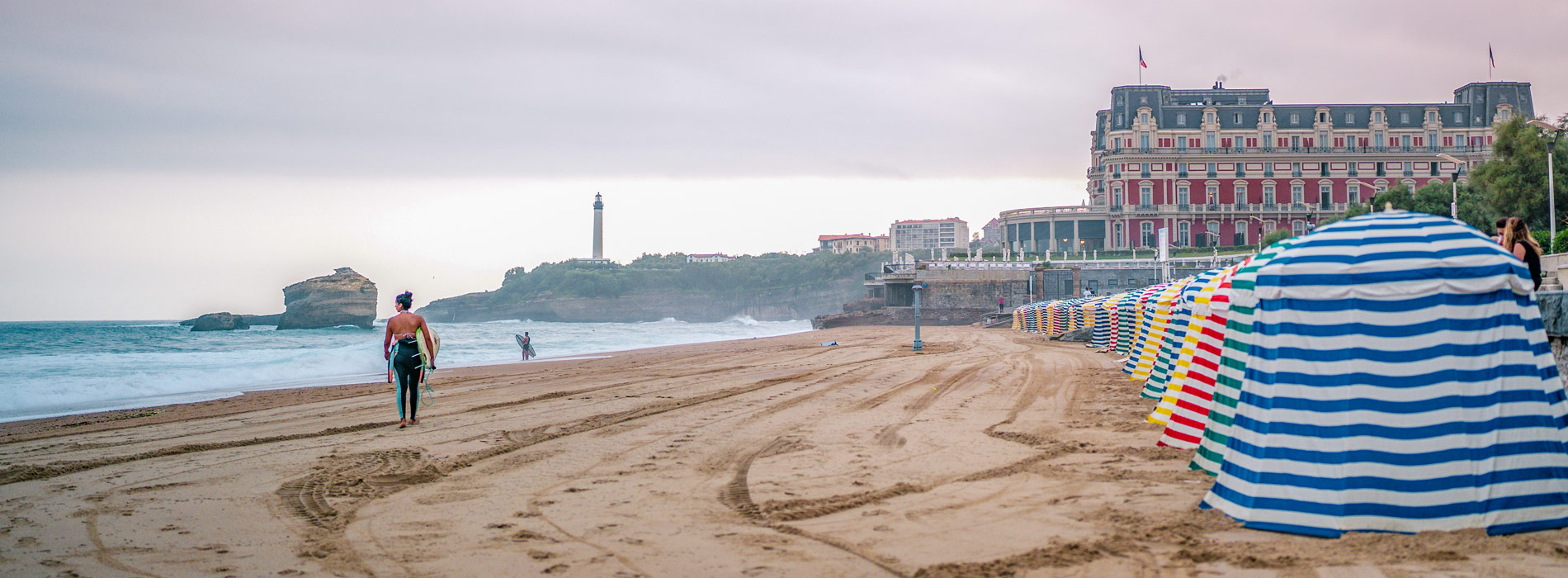 camping surf cote basque