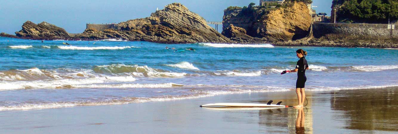 plage cote des basques biarritz