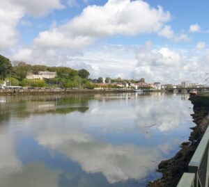 bayonne vu depuis la Nive